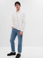 Gap Blue Straight Fit Jeans - Image 1 of 8