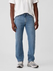 Gap Blue Straight Fit Jeans - Image 3 of 8