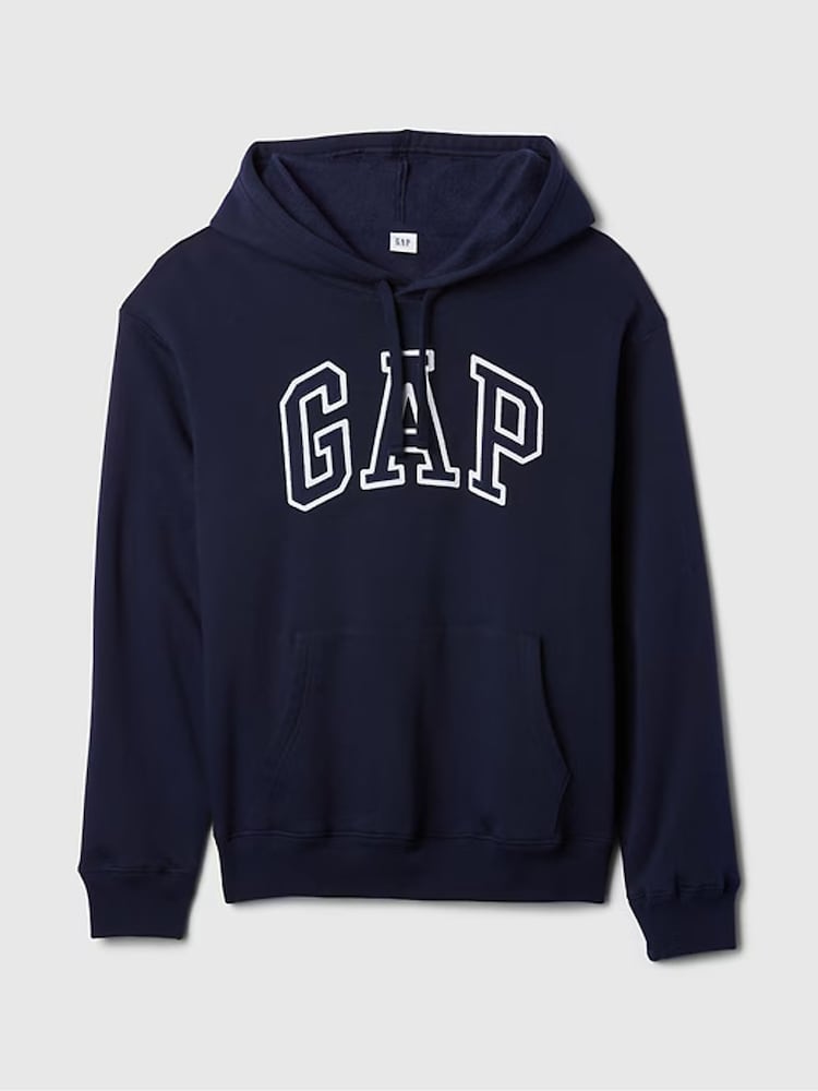 Navy - Gap Relaxed Gap Logo Hoodie - Immagine 9 di 9