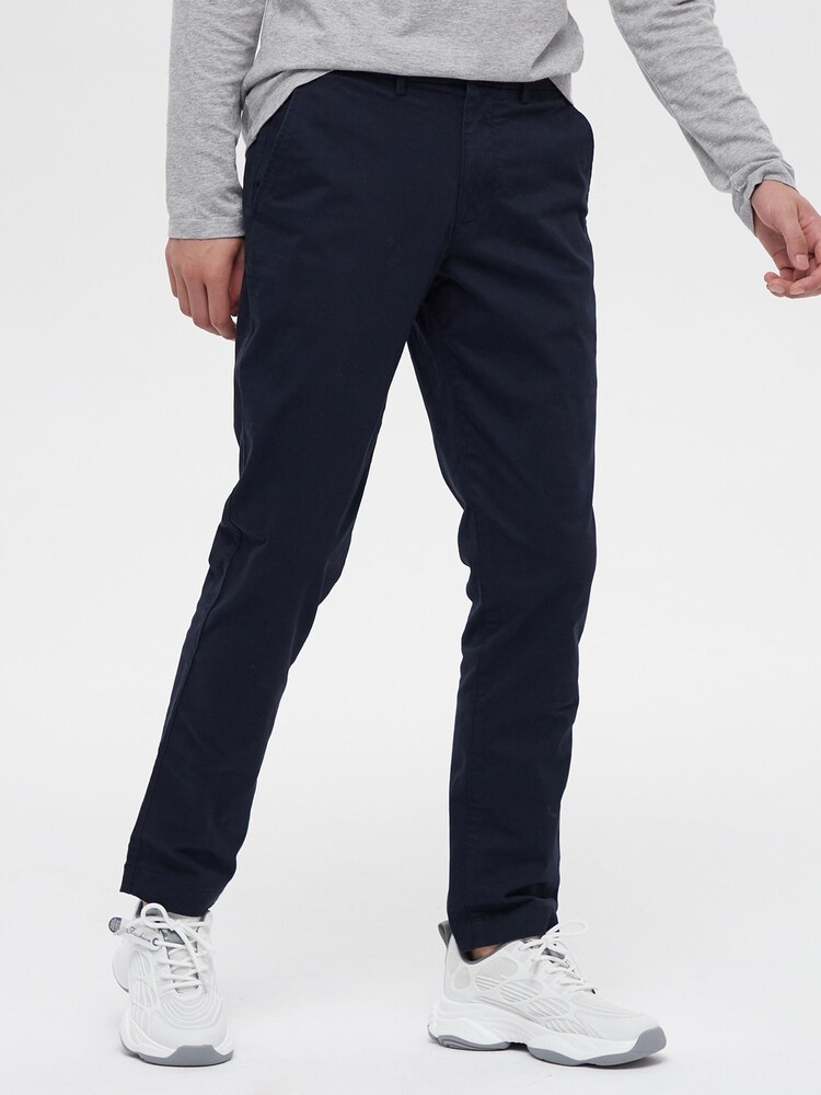 Gap Dark Blue Essential Chinos in Straight Fit with - Image 1 of 6
