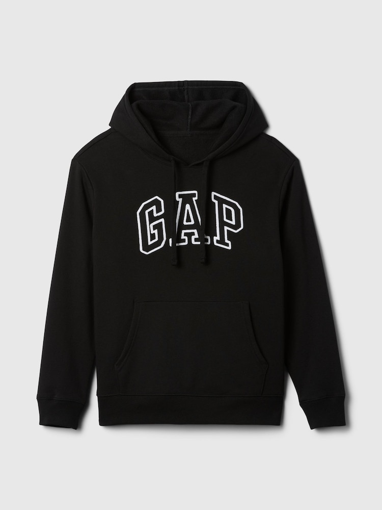 Gap Jet Black Logo Hoodie - Image 4 of 4 Gap Jet Black Logo Hoodie - Image 4 of 4