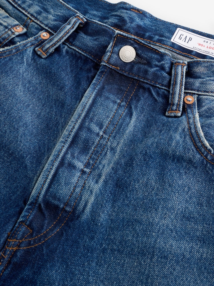 Azul - Vaqueros holgados estilo años 90 de Gap - Imagen 5 de 5