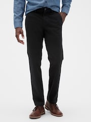 Gap Black Essential Chinos in Straight Fit - Image 4 of 8