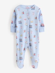 Blue Cath Kidston London Baby Sleepsuit - Image 4 of 10