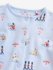 Blue Cath Kidston London Baby Sleepsuit - Image 7 of 10