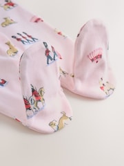 Pink Cath Kidston London Baby Sleepsuit - Image 10 of 12