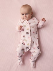 Pink Cath Kidston London Baby Sleepsuit - Image 2 of 12