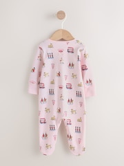 Pink Cath Kidston London Baby Sleepsuit - Image 7 of 12