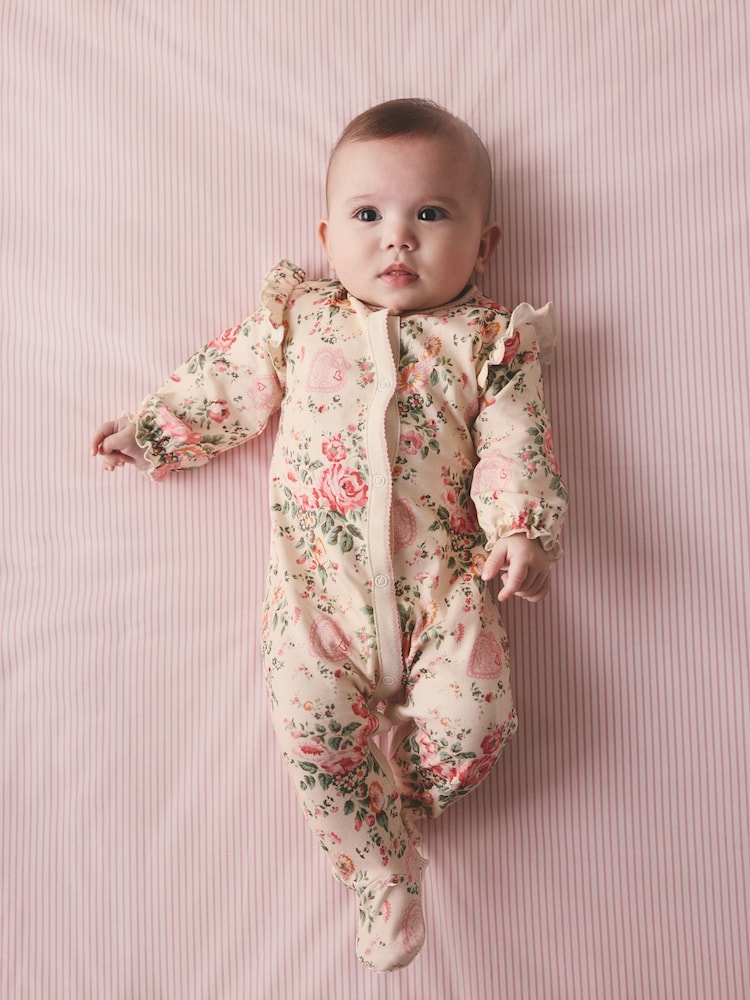 Rosa/Cream - Cath Kidston Baby Sleepsuit - Bild 1 von 9