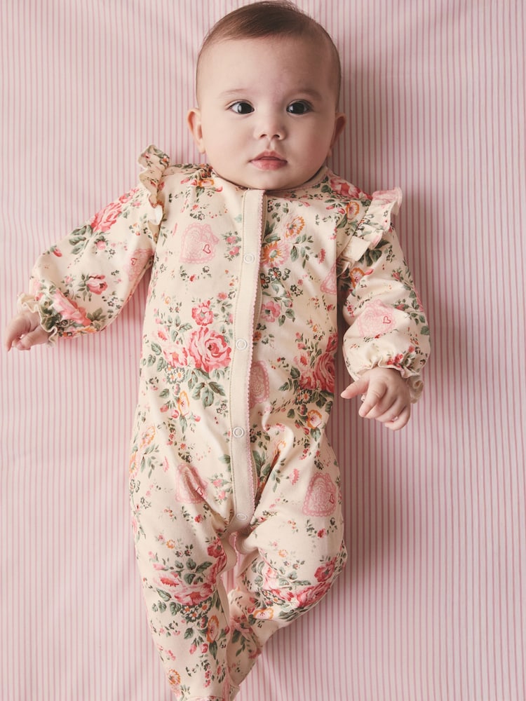 Rosa/Cream - Cath Kidston Baby Sleepsuit - Bild 2 von 9