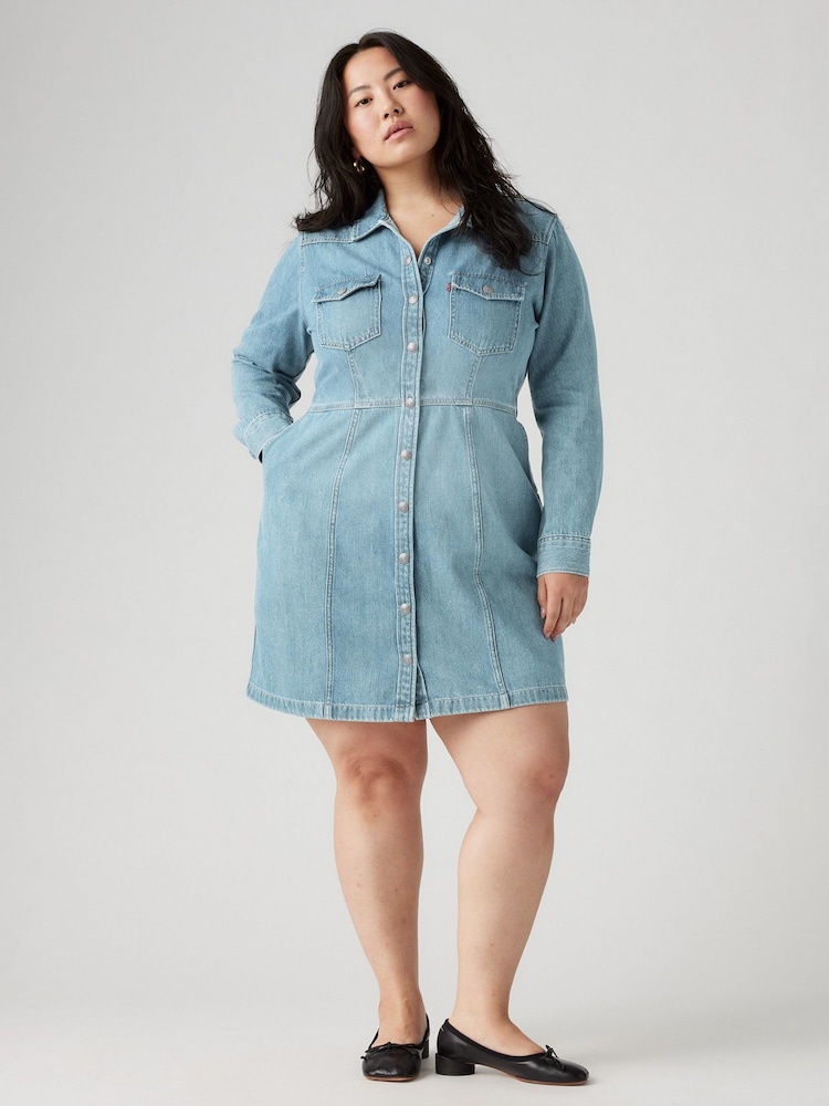 Vestido denim estilo western Flynn de Levi's® - Imagen 1 de 6