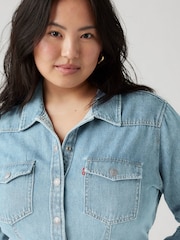 Vestido denim estilo western Flynn de Levi's® - Imagen 3 de 6