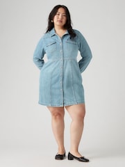 Vestido denim estilo western Flynn de Levi's® - Imagen 4 de 6