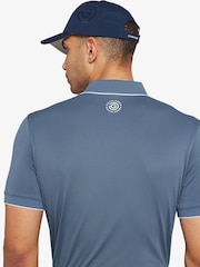 Galvin Green Blue Marty Breathable Short Sleeve Golf Polo Shirt - Image 5 of 8