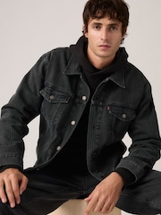 Levi's® Onyx Badge Relaxed Fit Trucker Jacket - Image 3 of 6