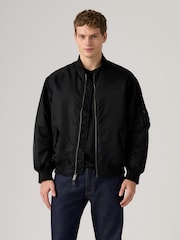 Levi's® Jet Black Bomber Jacket - Image 1 of 6