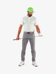 Galvin Green White Marlon Breathable Short Sleeve Golf Polo Shirt - Image 2 of 8