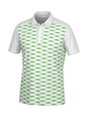 Galvin Green White Marlon Breathable Short Sleeve Golf Polo Shirt - Image 7 of 8
