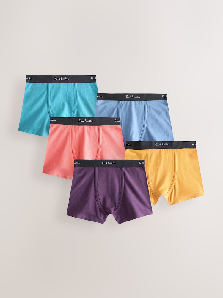 Paul Smith Junior Boxers 5 Pack - Image 1 of 9