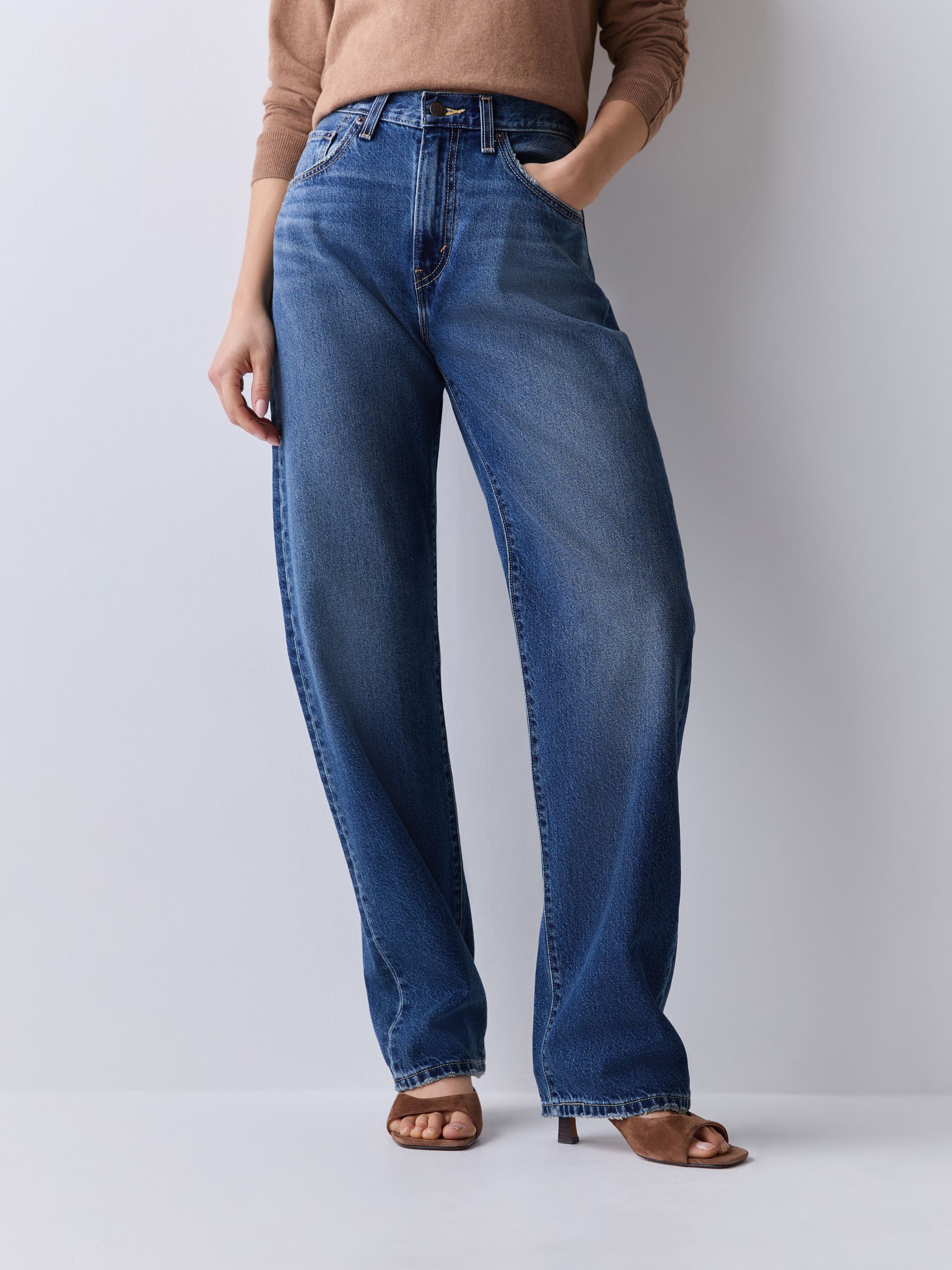 Buy Levi's® Free Lunch Blue High Waisted Easy Dad Jeans from the