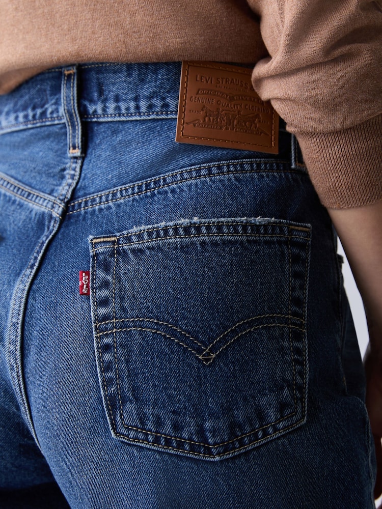 Levi's® Free Lunch Blue High Waisted Easy Dad Jeans - Image 6 of 6 Levi's® Free Lunch Blue High Waisted Easy Dad Jeans - Image 6 of 6