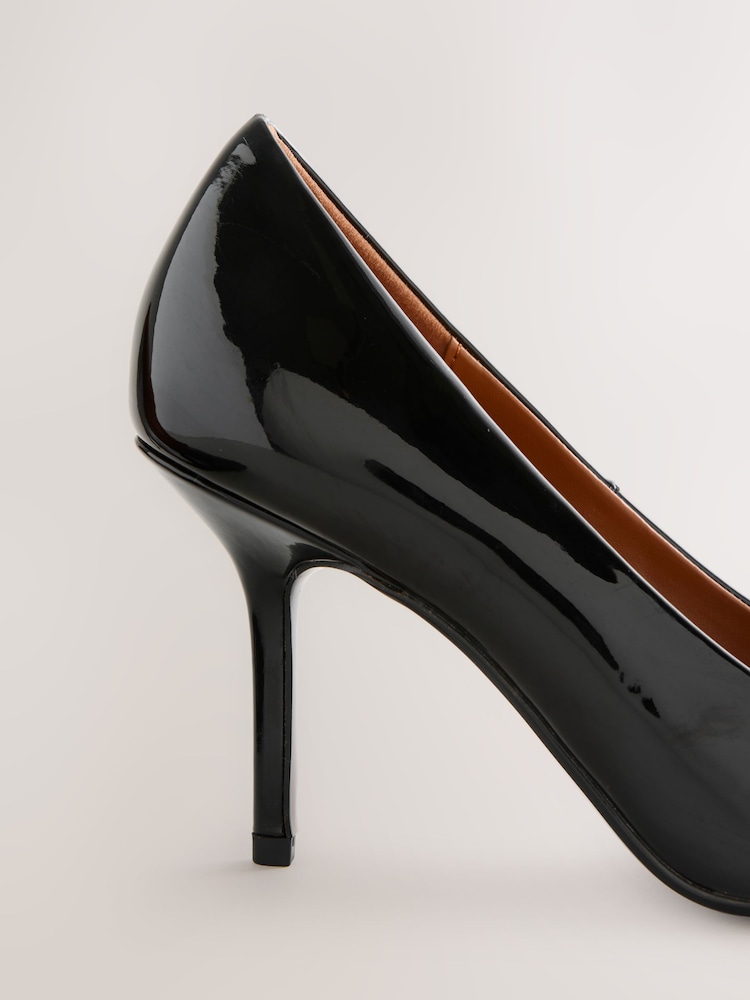 Black Patent Standard/Wide Fit Forever Comfort® Point Toe Court Heels - Image 9 of 9 Black Patent Standard/Wide Fit Forever Comfort® Point Toe Court Heels - Image 9 of 9