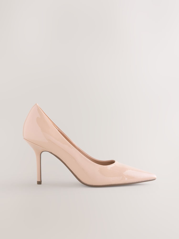Nude Standard/Wide Fit Forever Comfort® Point Toe Court Heels - Image 1 of 9 Nude Standard/Wide Fit Forever Comfort® Point Toe Court Heels - Image 1 of 9