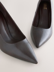 Chocolate Brown Standard/Wide Fit Forever Comfort® Point Toe Court Heels - Image 10 of 11