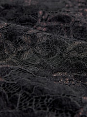 Nothing Ordinary Black Sparkle Lace Wide Leg Trousers - Image 2 of 3