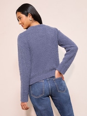 Azul - Friends Like These Boucle Cardigan - Imagen 4 de 4