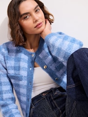 Friends Like These Blue Checkerboard Cardigan - Image 3 of 4