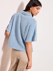 أزرق شاحب - Friends Like These البلوزة المحبوكة - صورة 4 من 4