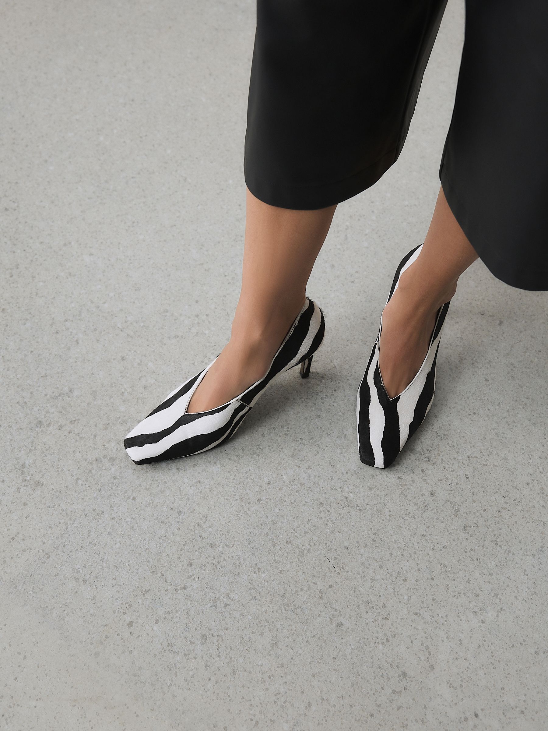 Comprar Pelo de pônei zebra - Sapatos de salto alto Forever