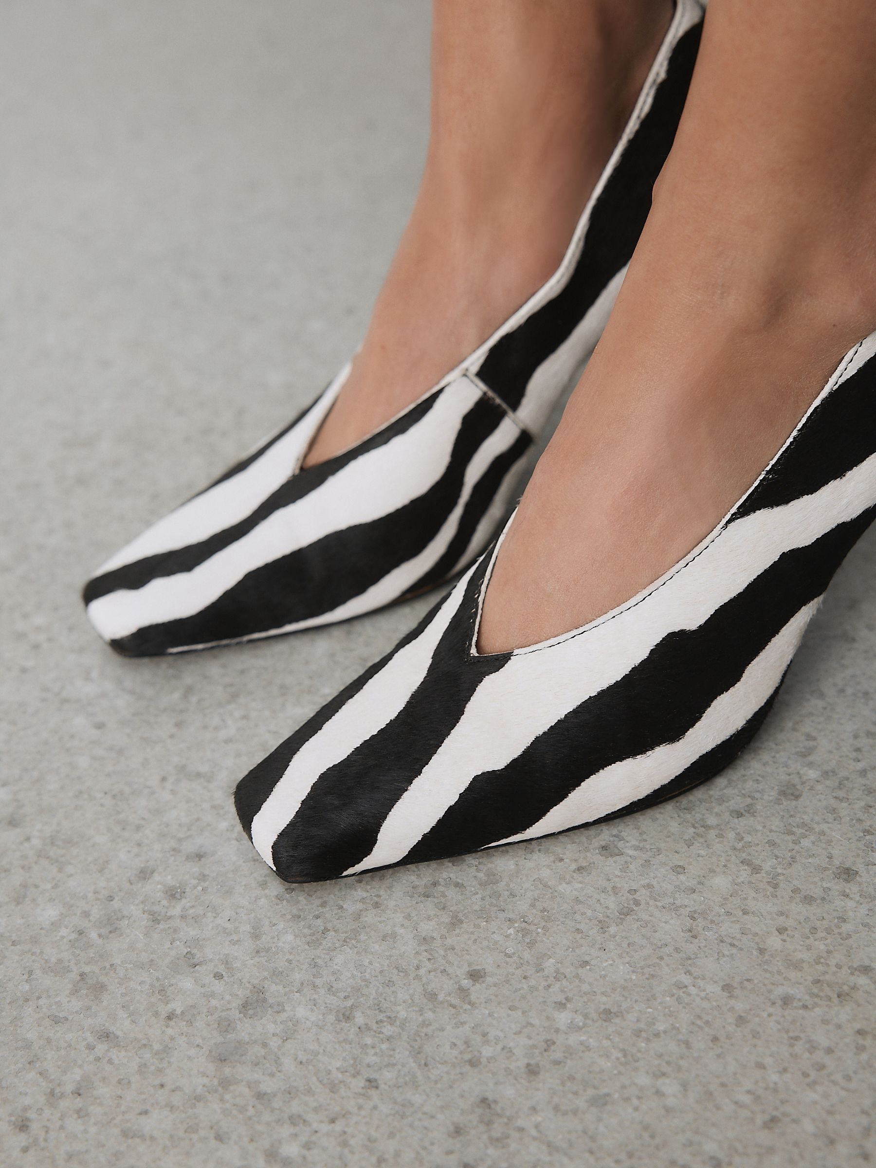Comprar Pelo de pônei zebra - Sapatos de salto alto Forever