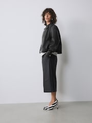 Zebra Pony Hair Forever Comfort® Leather Highcut Court Heels - Image 7 of 11