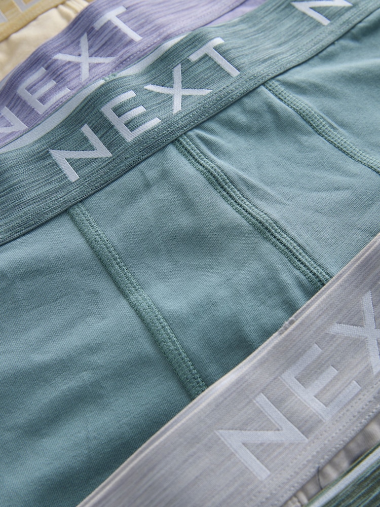 Blue/Purple/Red 10 pack Cotton Rich Blend Hipsters Boxers - Image 14 of 14 Blue/Purple/Red 10 pack Cotton Rich Blend Hipsters Boxers - Image 14 of 14