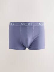 蓝色/紫色/红色 - 棉质混纺低腰平角内裤 - 图片6 / 14