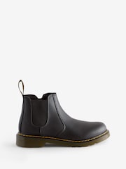 Dr. Martens Black Junior 2976 Softy Leather Chelsea Boots - Image 2 of 5