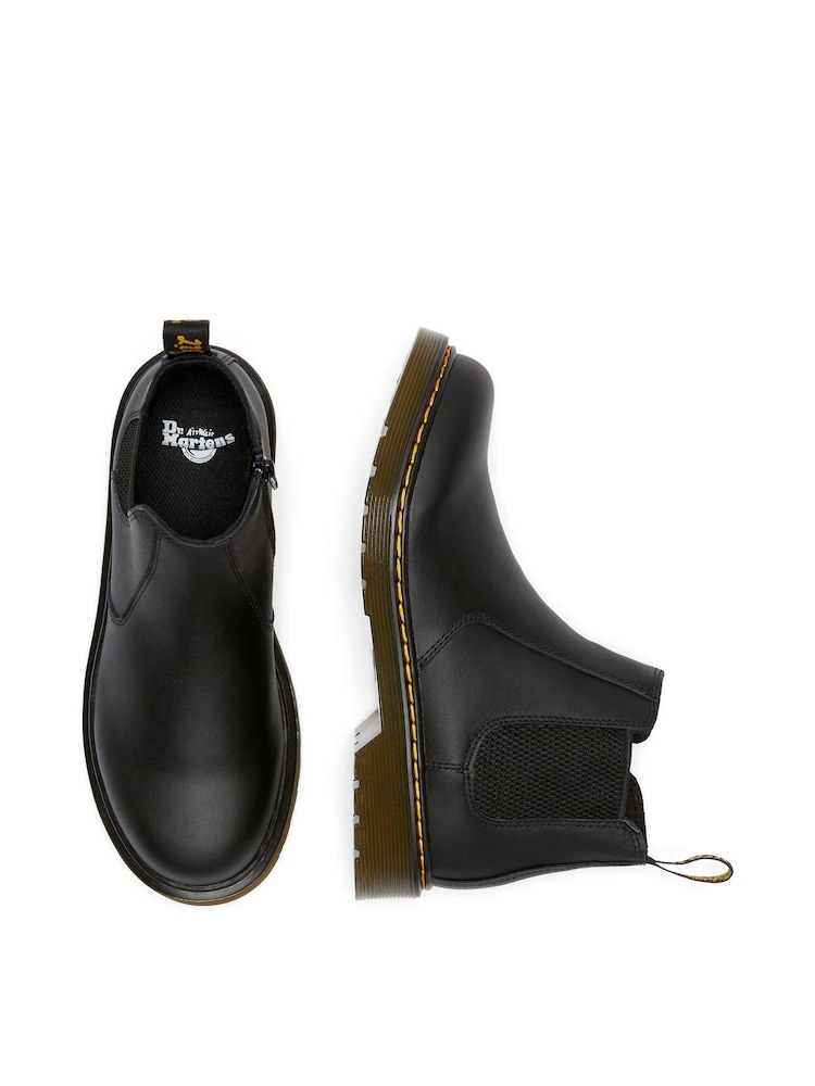 Dr. Martens Black Junior 2976 Softy Leather Chelsea Boots - Image 4 of 4 Dr. Martens Black Junior 2976 Softy Leather Chelsea Boots - Image 4 of 4