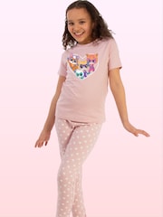 Brands In Pink Disney SuperKitties Heart Pyjamas - Image 2 of 4