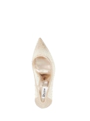 Dune London Gold Brightest Embellished Hotfix Court Heels - Image 5 of 6