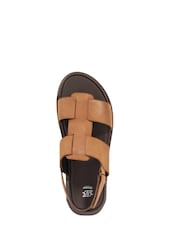 Dune London Brown Izan Flexi Sole Fisherman Sandals - Image 4 of 5