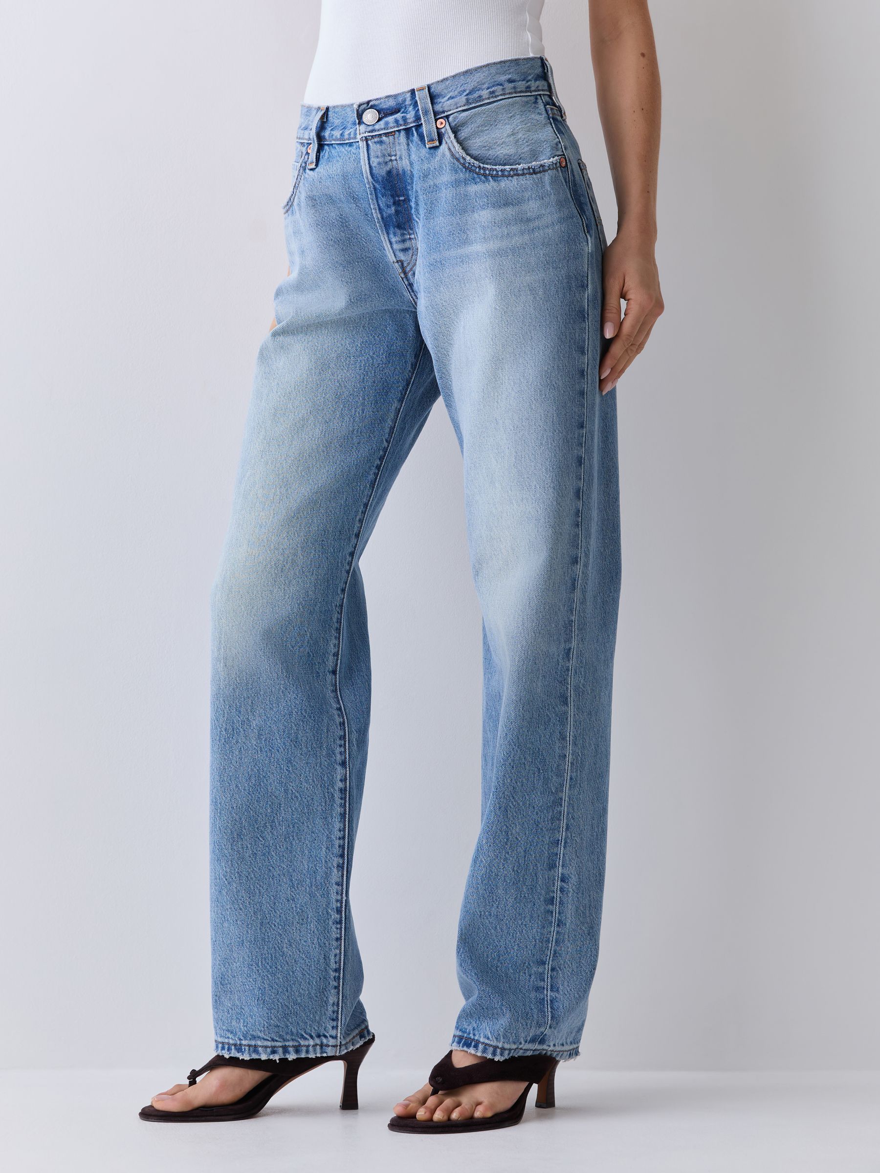 Buy Levi's® Hallowed Hour Blue 501® Straight Loose 90's Jeans from