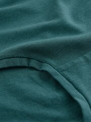 Khaki Green Full Brief Cotton Modal Logo Knickers 4 Pack - Image 6 of 7