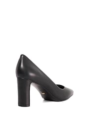 Dune London Black Arriving Comfort Mid Block Heels - Image 3 of 6