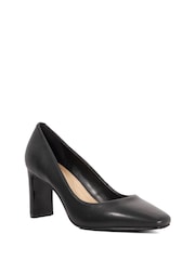 Dune London Black Arriving Comfort Mid Block Heels - Image 4 of 6