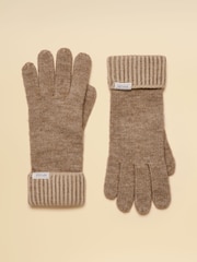 Joules Wren Oatmeal Gloves - Image 1 of 3