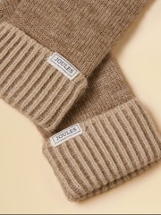 Joules Wren Oatmeal Gloves - Image 3 of 3