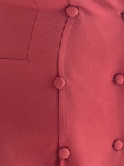 Girl In Mind Red Hazel Tailored Sleeveless Midi Dress - Image 2 of 6