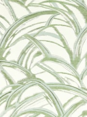 Harlequin Seaglass Evergreen Kimono Kasuri Wallcoverings 10M Wallpaper - Image 1 of 3